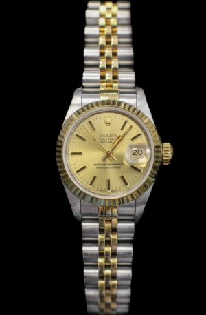 Ladies Rolex Datejust 26 champagne dial on jubilee bracelet