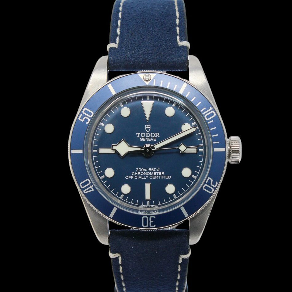 2021 Tudor Black Bay 58 blue dial on blue leather strap